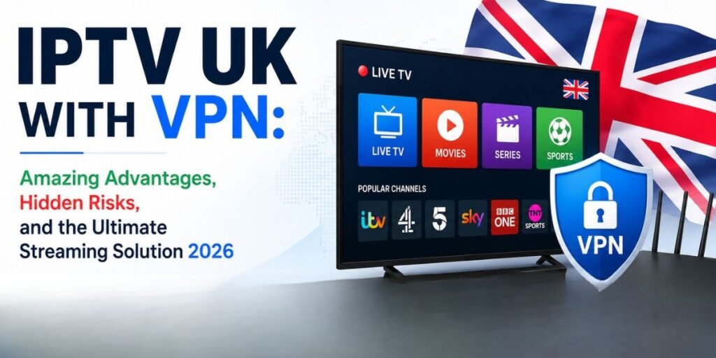 IPTV UK with VPN: Amazing Advantages, Hidden Risks, and the Ultimate Streaming Solution 2026
